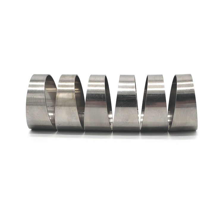 5.000" 16ga Long Radius (1.5D) Pie Cut 304 Stainless (90° Bend - 6 Pieces Total)