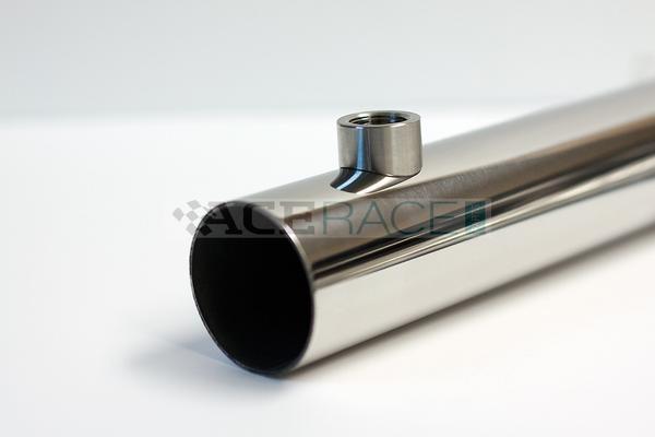 M18 x 1.5 O2 Sensor Bung - Coped for 1.500"-2.500" OD Tube - CP2 Titanium