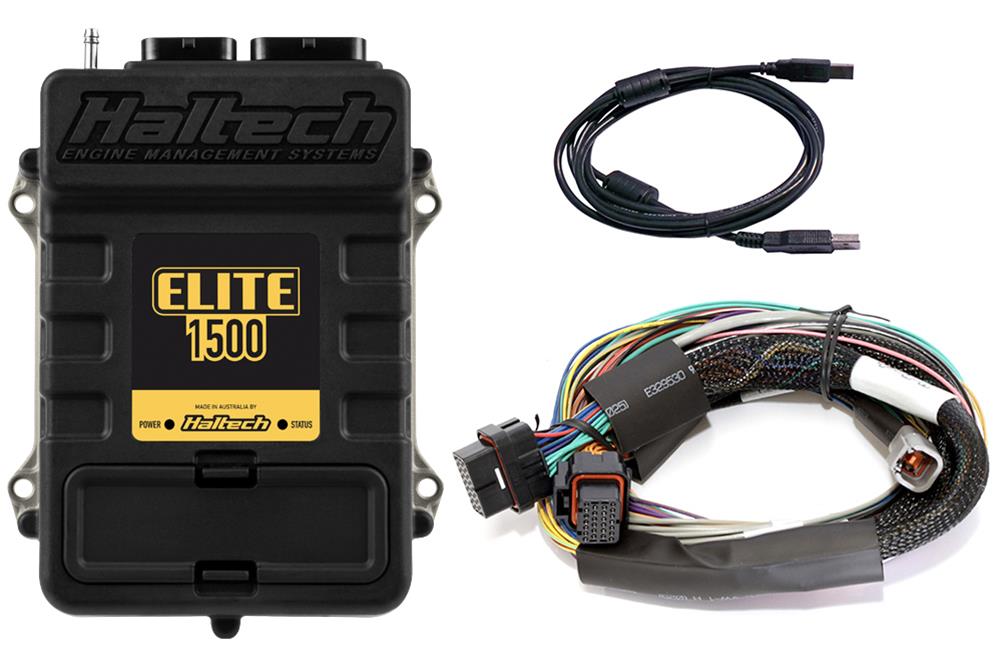HalTech Elite 1500 ECU with Basic Universal Wire-In Harness HT-150902